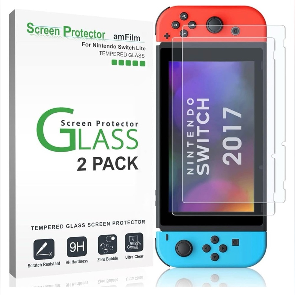 Brand NEW! Nintendo Switch Glass Screen Protector X 2